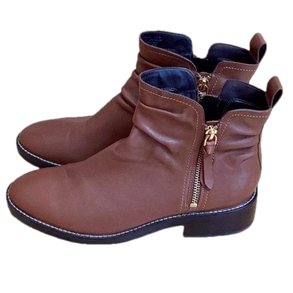 Cole Haan brown Harrington grand slouch Booties. Women’s size 7.5
